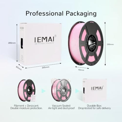 IEMAI High Speed PETG 3D Printer Filament 1.75mm, 300mm/s, 1kg, Blue - color: Blue