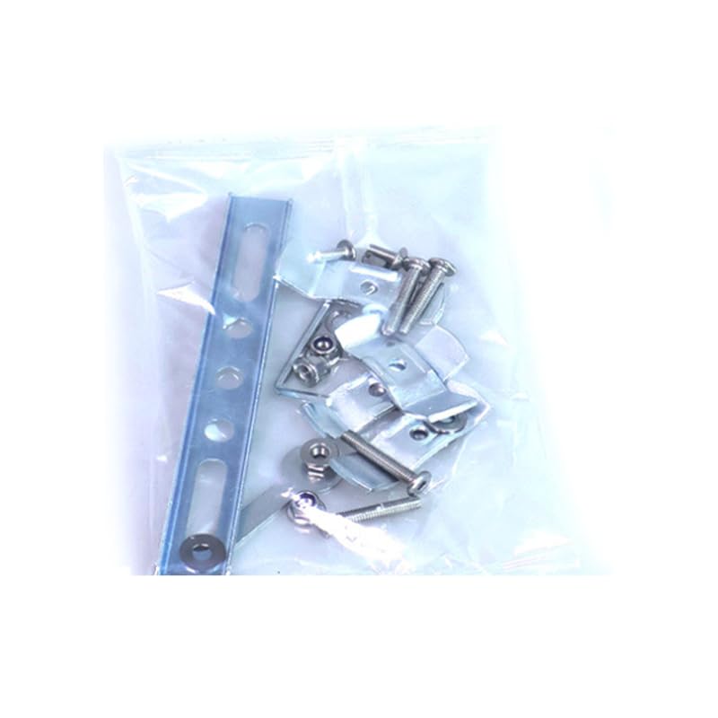 Motorcycle Top Case Mounting Bracket Kit with Steel Plates Screws Nuts Brackets Mount Hardware Set for Motorcycle Tail Box Top Box Tail Case Gas Scooter Rear Trunk Motorbike Electric Bike