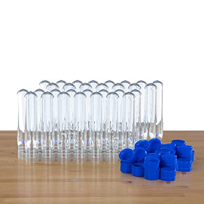 Steve Spangler's Large Plastic Test Tubes with Caps, Test Tubes for Kids, 30 Pack - size: Pack of 30