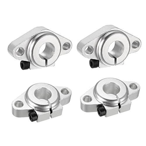 4pcs SHF12 Aluminum Linear Rod Rail Shaft Support 12mm Linear Motion Guides for CNC 3D Printer - size: 12mm, style: SHF