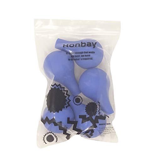 Honbay Laboratory Tool 5PCS Blue Suction Ball Pipette Dropper Rubber Bulb, Fit for 3ml 5ml 10ml 15ml Pipettes