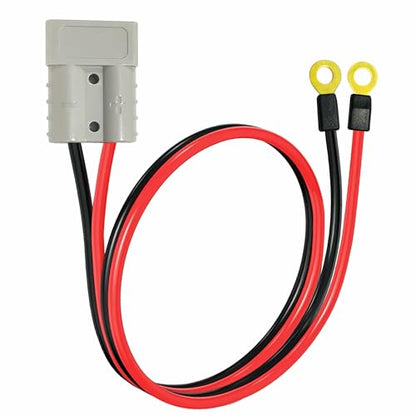 50A Anderson Plug Cable, 10AWG 1.64Ft Wire with Copper O-Ring - size: Anderson connector with copper ring