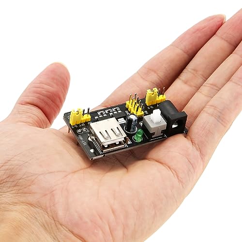 5Pcs MB102 Breadboard 3.3V 5V Power Supply Module DC 6.5-12V USB Fit for Arduino