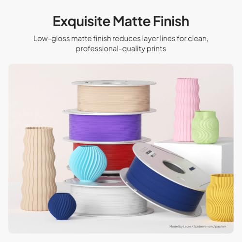 ELEGOO Matte PLA 3D Printer Filament 1.75mm Mint Green 1kg - color: Pla Matte Mint Green