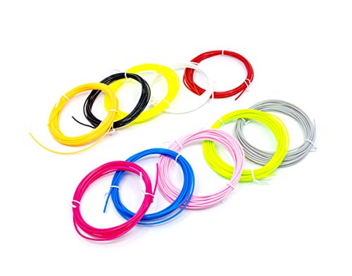 SCRIB3D Pen Filament Refills, 10 Colors, 100 Feet, 1.75mm PLA, Works with SCRIB3D, PIKA3D, MYNT3D and Most Other 3D Printing Pens - style: PLA