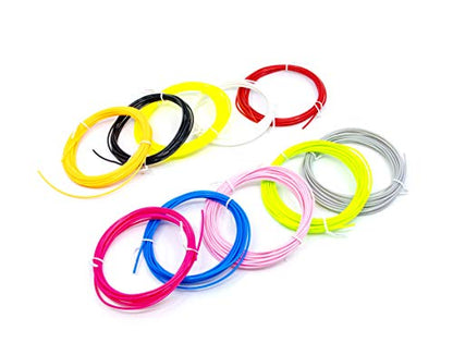 SCRIB3D Pen Filament Refills, 10 Colors, 100 Feet, 1.75mm PLA, Works with SCRIB3D, PIKA3D, MYNT3D and Most Other 3D Printing Pens - style: PLA