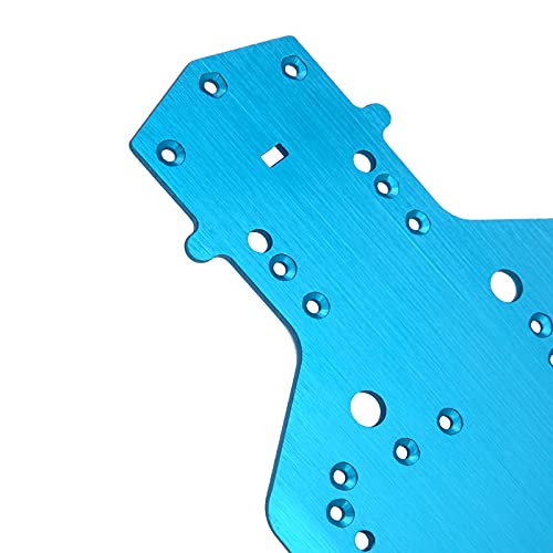 Aluminum Alloy Chassis Plate 02001 Replacement Upgrade Parts Compatible with Redcat Racing HSP 94101 94102 1/10 RC Car