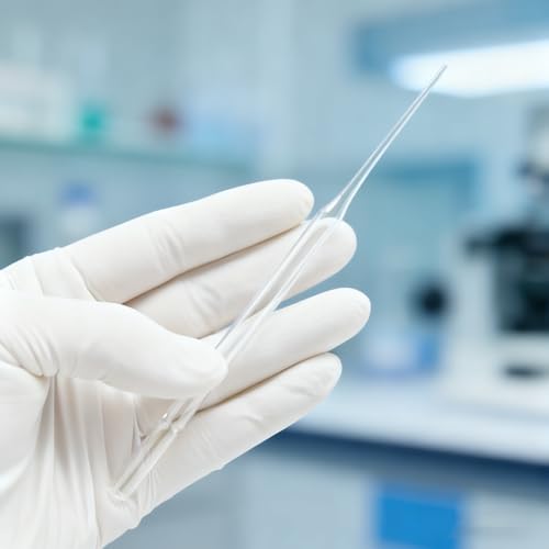 5-3/4 Inch Pasteur Pipettes, 250 Pcs Disposable Borosilicate Glass Pipettes