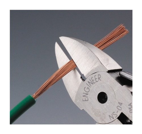 ENGINEER NS-04 4.75" Precision Mini Nippers, Flush Cutters, Made in Japan - size: 120 mm