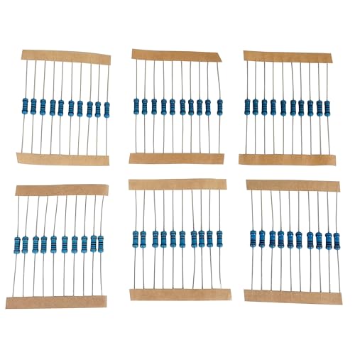 150 Values 1500 Pieces Resistor Kit 1 Ohm-10M Ohm 1/2W 1% - style: 1/2W ±1% 1 ohm-10M ohm