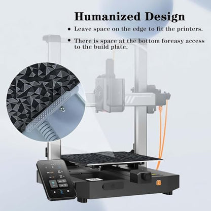 Smooth Diamond PEO+Carbon Fiber PET Spring Steel Plate for Anycubic Kobra 3, Double Sided Flexible PEO PET Build Plate 256x268mm for Kobra 3, Kobra 3 Combo 3D Printers - color: PEO PET (Diamond+Carbon Fiber)