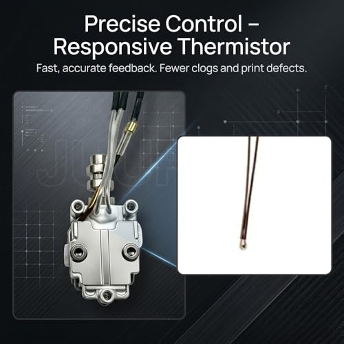 for Anycubic Kobra X/Kobra 4 Hotend Heating Kit – Fast Heating, Easy Plug & Play Replacement with Heater Cartridge & Thermistor, Hotend Assembly fpr Kobra X 3D Printer Supports High-Speed Printing