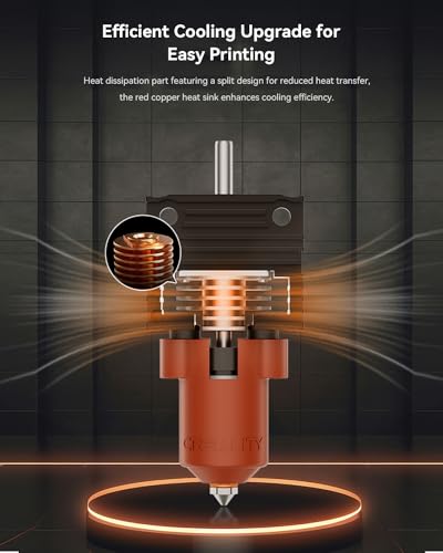 Creality Official K1/K1 Max/K1C Ceramic Heating Block Kit, Support 300°C High Temperature and 600mm/s Fast Speed Printing, Compatible with Creality K1, K1 MAX, K1C 3D Printer - style: 2025 K1/K1C/K1 Max