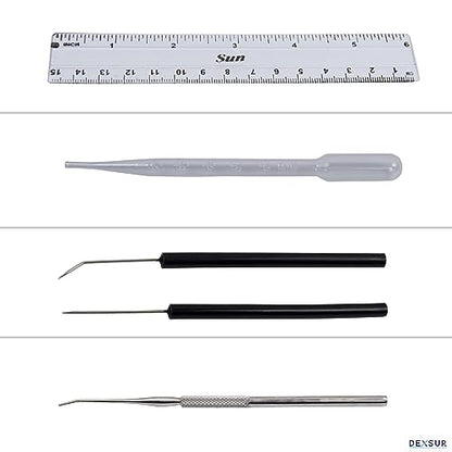 Dissection Kit for Biology Lab & Anatomy - Stainless Steel Scalpel Knife Set for Medical & Veterinary Students, KIT1025-10 Pcs - style: KIT1025 - 10 Pcs