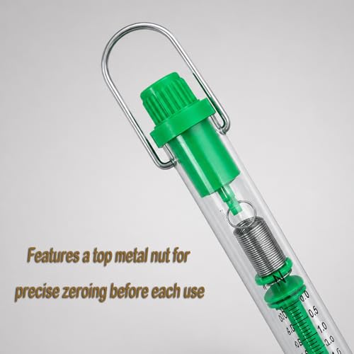 Tubular Spring Scale Set of 5 for Classroom,1N,5N,10N,20N,30N