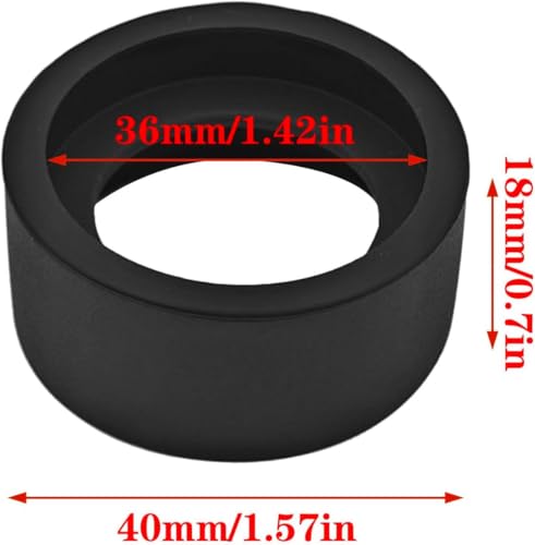 2pcs Industrial Rubber Eyecups for Microscopes-Compatible with 32mm to 36mm Oculars, Replacement Eye Guard for Stereo Microscopes with Flat Surface Angle