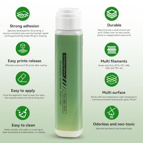 3D Printer Bed Adhesive,3D Print Glue Stick for Build Plate