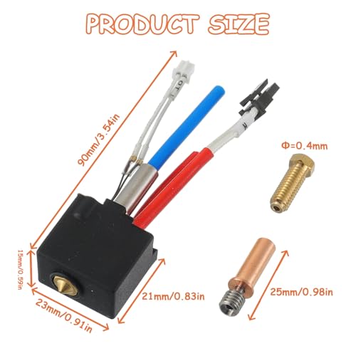 Kobra 2 Hotend 3D Printer Extruder End Kit - style: For Kobra 2