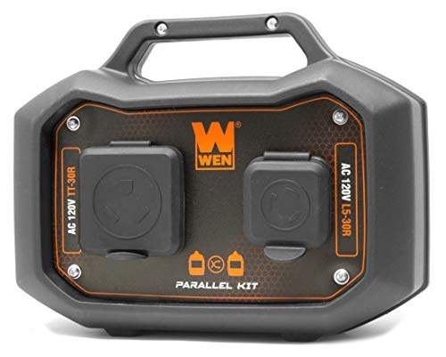 WEN GNA36i 30-Amp 3600-Watt Parallel Connection Kit for Inverter Generators, Black - style: 3600 Watts w/ Cord Storage