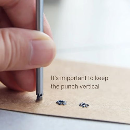 1.0mm/1.5mm/2mm/2.5mm Mini Eyelet Grommet Setter Tool, Hollow Hole Punch Tools, for Doll Clothes Sewing Project, DIY Doll Dresses - size: 1.5mm
