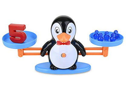 Discovery Toys Penguin Balance | Kindergarten Balance Math Game | Balance Counting Toys | Learning Stem Montessori Toys Educational w/Penguin Scale, Cards, Balancing Numbers for Kids