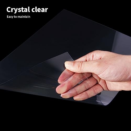 Art3d Plexiglass Sheets, Clear & Flexible, 5-Pack of 24 x 36" - color: Clear, size: 24" x 36", 1mm Thick