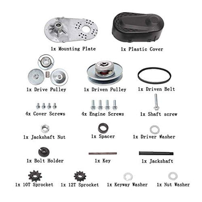 Torque Converter Go Kart Clutch Set 1" For 10T 40/41 and 12T 35 Chain for Manco Comet TAV2 (30 Series) - size: 1" 10T 40/41 and 12T 35 Chain