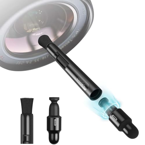 VSGO Lens Cleaning Pen with Power Switch and 2 Replaceable Carbon Tips