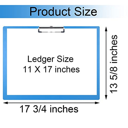 Acocony 11x17 Clipboard Landscape Extra Large Clipboard Blue 1-Pack