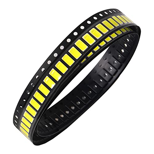 200pcs 5730 (5630) White SMD LED Diode Lights Chips (5.7mm x 3.0mm DC 3V 150mA 0.5W 50-55LM) Super Bright Lighting Bulb Lamps Electronics Components Indicator Light Emitting Diodes - size: 5730/5630 White