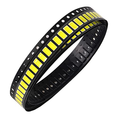 200pcs 5730 (5630) White SMD LED Diode Lights Chips (5.7mm x 3.0mm DC 3V 150mA 0.5W 50-55LM) Super Bright Lighting Bulb Lamps Electronics Components Indicator Light Emitting Diodes - size: 5730/5630 White