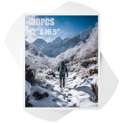 EPHECH 30Pack 12" x 16.5" White Foam Board with 3/16" Thick Foam Core - size: 12" x 16.5"-30PCS