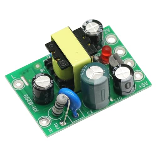 2PCS AC-DC Isolated Switching Power Supply Module Board AC-DC Converter Module Dual Output AC 110V-220V to DC 5V 12V,AC to DC Transformer Power Module