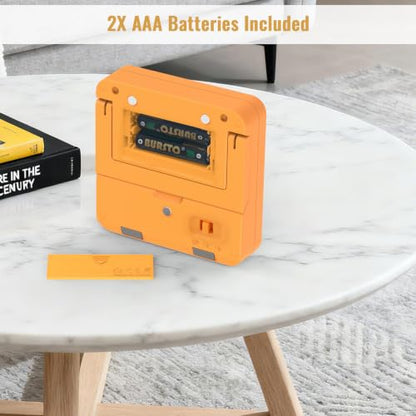 Digital Dual Kitchen Timer, Multiple Channels Countdown Timer - color: Orange
