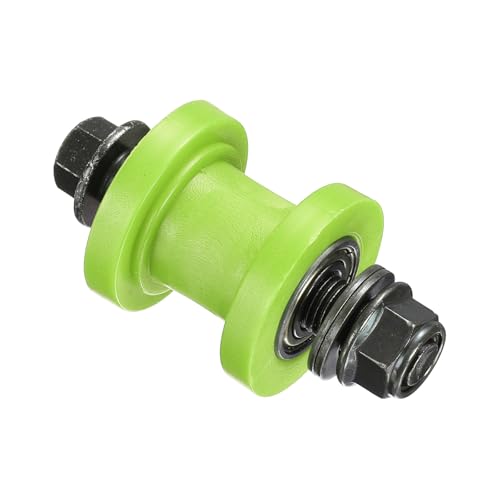PATIKIL 10mm Grooved Roller Pulley Tensioner Green Chain Roller Pulley - color: Green