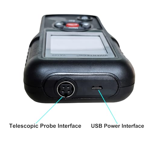 VA109 Professional Anemometer – Wind Speed Meter for Air Flow, Velocity, Temperature – HVAC CFM Meter CMM Tester with Backlit LCD, Max/Min, Auto Shutdown