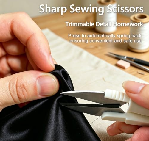 Soft Tape Measure with Scissor, Dual Scale Body Measurement for Weight Loss, Sewing, Fabric, Cloth, Knitting, Flexible Tailor Craft Ruler, 200cm/79 inch (White) - size: 1PCS