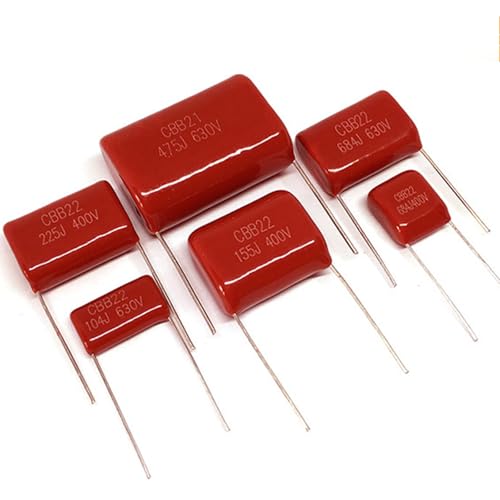 20pcs 630V 474J 0.47UF CB22 Metallized Polypropylene Polyester Film Capacitors Kit - style: 630V 474J 0.47UF