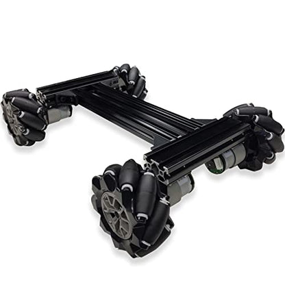 SmaringRobot Metal Robot Car Chassis Kit - color: Black