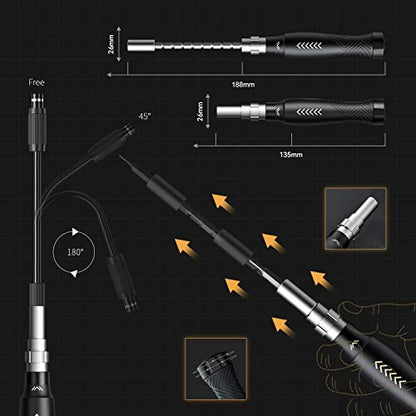 JAKEMY Professional Screwdriver Set for Electronics Repair, Computer Screwdriver Kit with 126 Magnetic Precision Bit Set and Opening Tool Kit for Laptop, MacBook, iPhone, Tablet, Watch, Modding, DIY - color: Jm8183 - 145 in 1 Portable