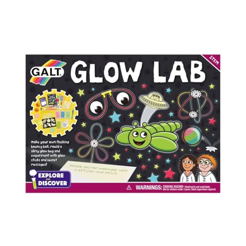 Galt Toys, Glow Lab, Science Kits for Kids, Ages 6+, Multicolor - style: Glow Lab