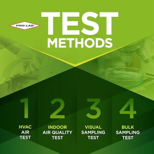 Mold Test Kit for Home, DIY Air Surface and Bulk Testing with Lab Fee - size: 1 Sample w/ Lab