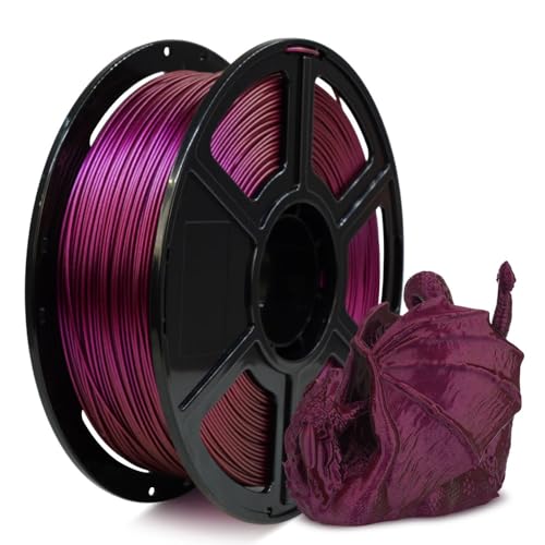FLASHFORGE Chameleon Rapid PLA Filament 1.75mm Abyssal Red, PLA Color Shift High Speed 3D Printer Filament, Max 500mm/s Fast Printing, Display Shimmering Effects from Various Angles and Light - color: Abyssal Rede