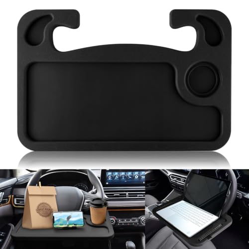 Car Steering Wheel Desk, 2-in-1 Car Food Tray