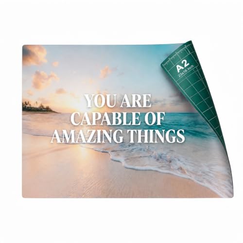 23" x 17" Self Healing PVC Cutting Mat, A2-Pink or Green - color: A2-Pink-Green