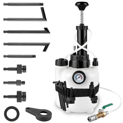 Transmission Fluid Pump Kit 3L Manual Refill 8pcs ATF Adapters