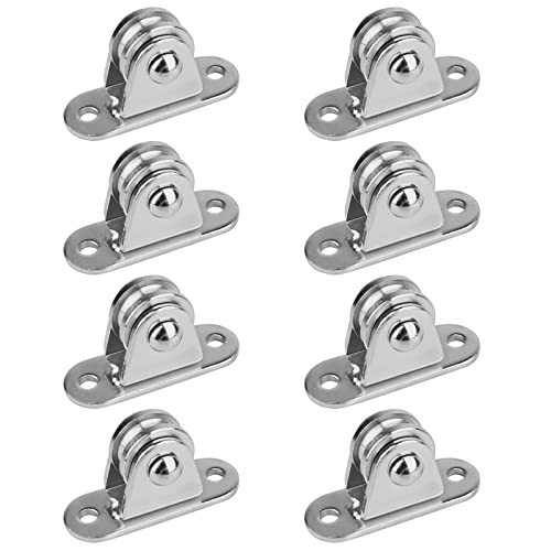 GBGS 8 Pack 1" Small Pulley Block for 1/8" Cord,Max Load 176 lbs