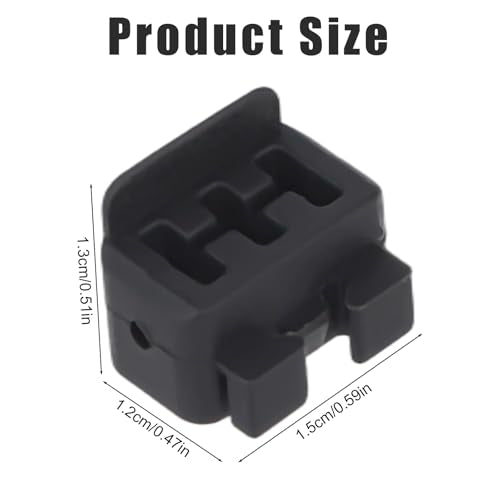 4pcs Nozzle Wiper for Bambu Lab H2D Combo 3D Printers, High-Temperature Resistant Silicone Nozzle Cleaning Brush Replacement for Extruded Filaments 3D Printer Parts Accessories