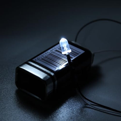 DiCUNO 120Pcs (6 Colors × 20Pcs) 5MM Pre Wired 12V LED Diodes, 9.4" Lead - color: 6 Colors
