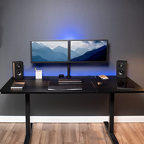 VIVO Black 71 x 30 in Table Top, DESK-TOP72-30B - color: Black
